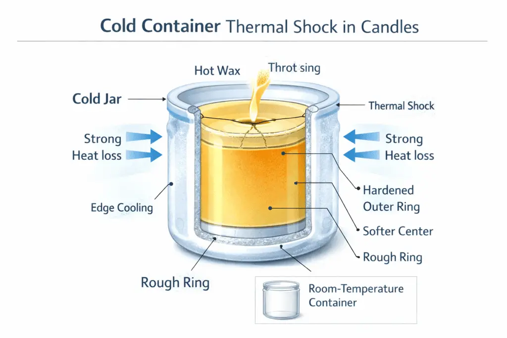 cold jar and edge-cooling thermal shock
