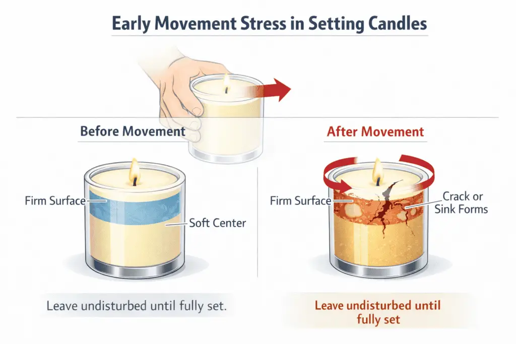 firm top and soft center movement stress
