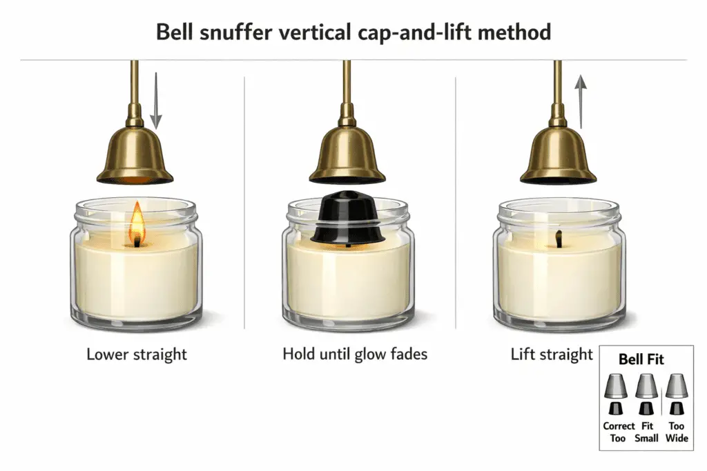 bell snuffer and deep jar opening