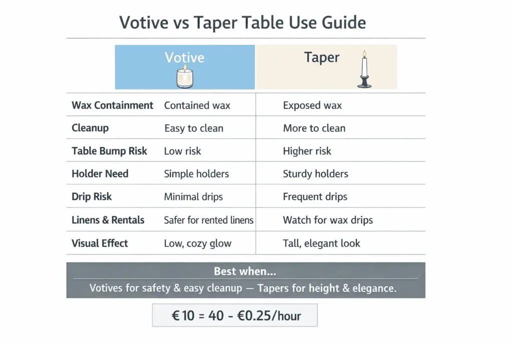 candle cost per hour and burn time calculation steps