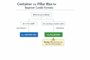 container wax and pillar wax format chooser