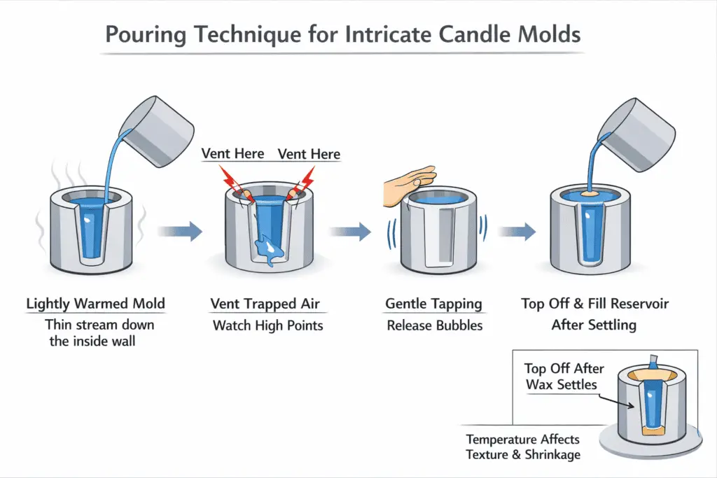 thin stream venting and top off sequence