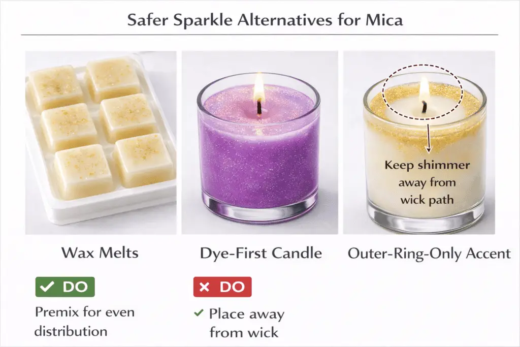 Candle Dye & Coloring + Shimmer finish + Low vs high load