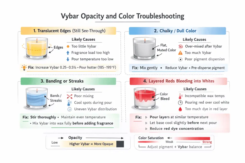 vybar opacity changes and color troubleshooting