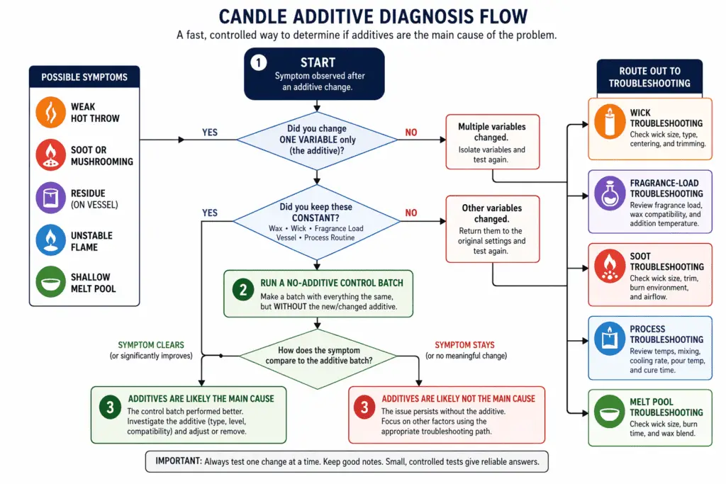 candle additive diagnosis and symptom triage