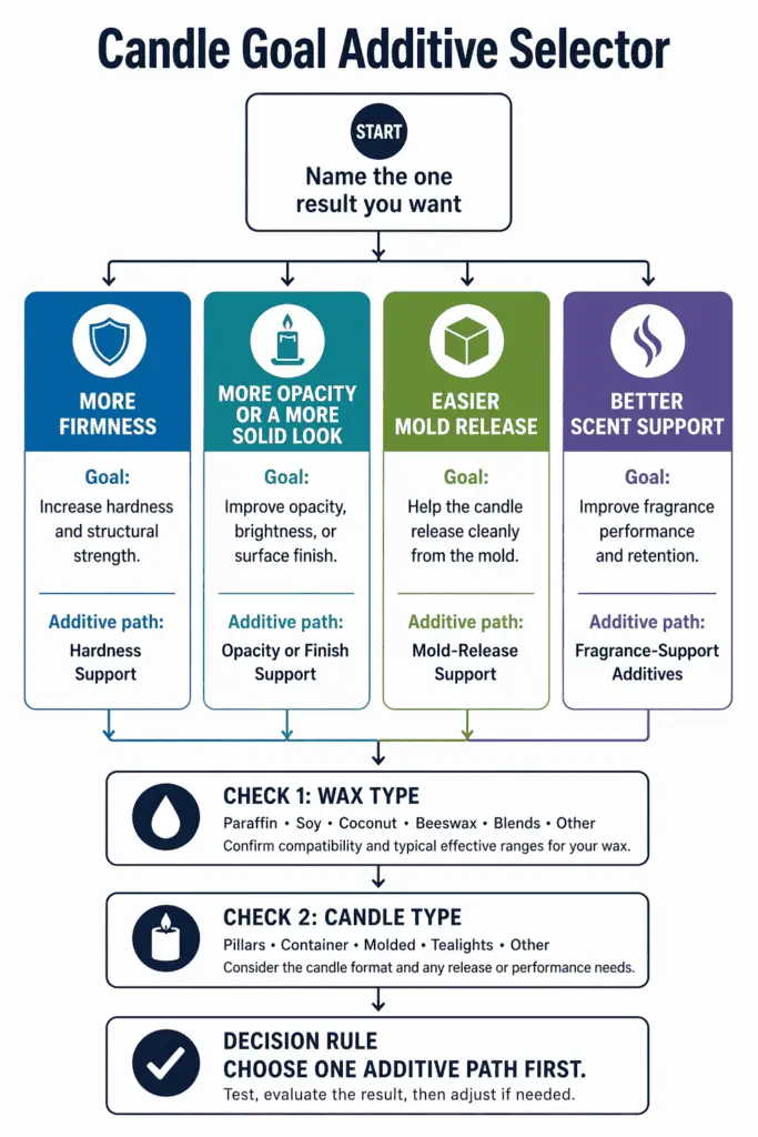 candle goals and additive selection paths