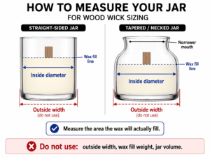 jar inside diameter and wax fill line