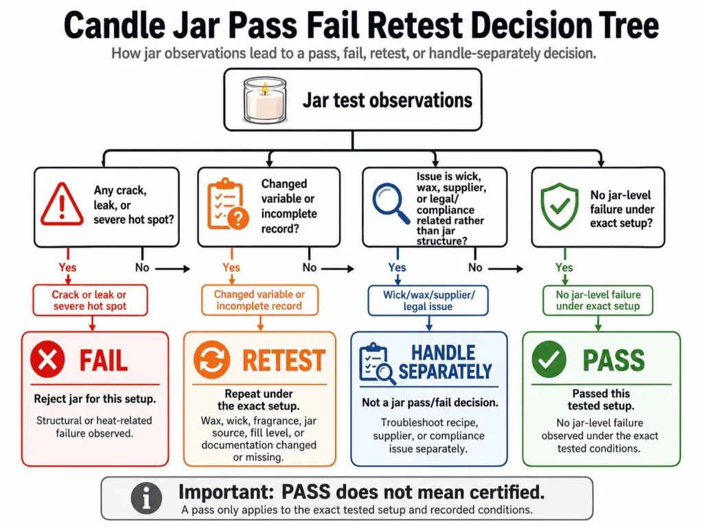 pass fail retest and separate handling