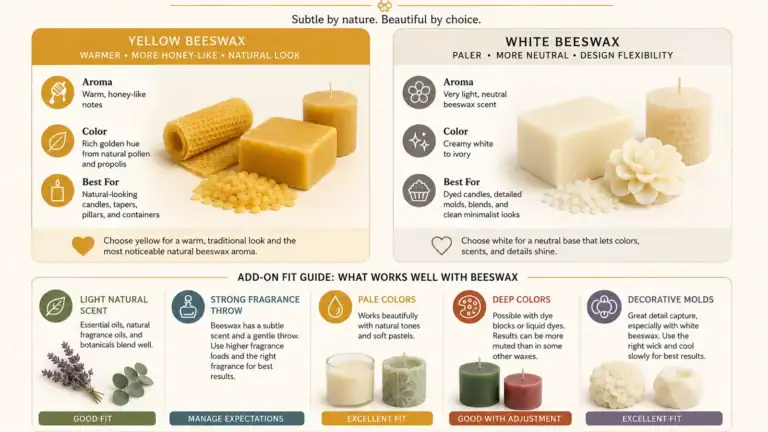 beeswax forms and candle uses