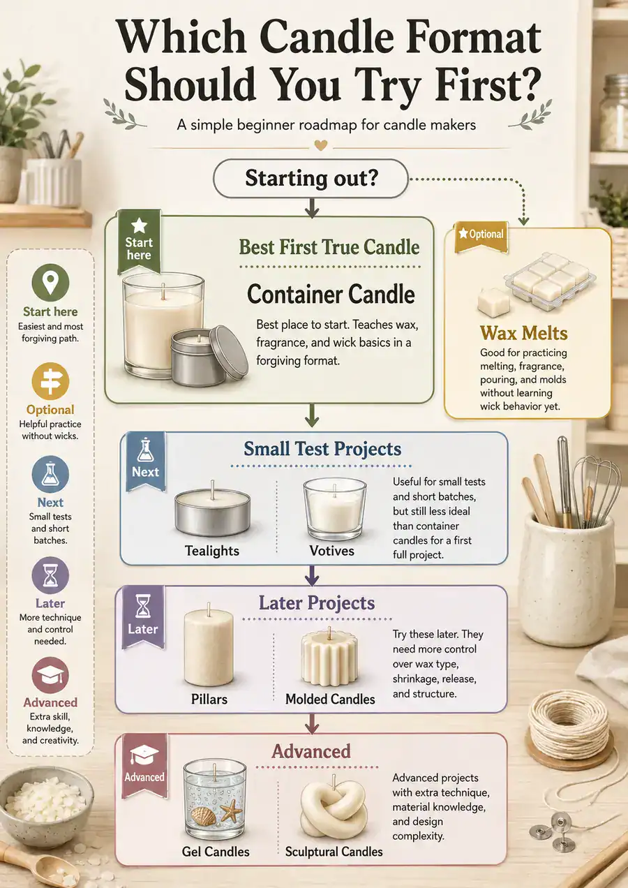 beginner candle type decision map