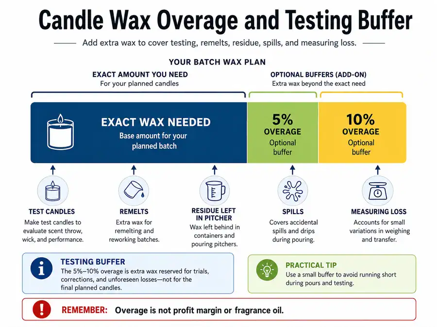 bulk wax unit price and order size