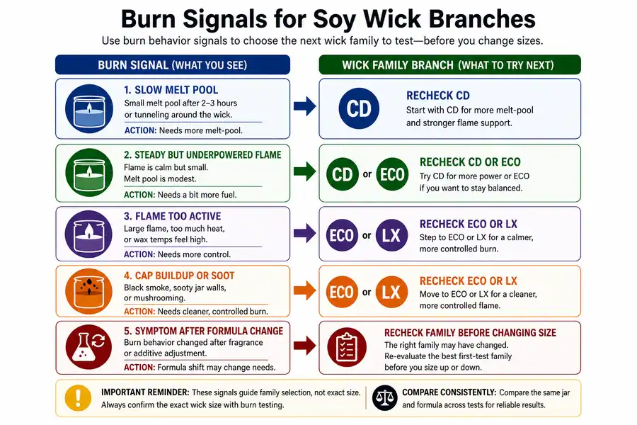 burn signals and wick family branches