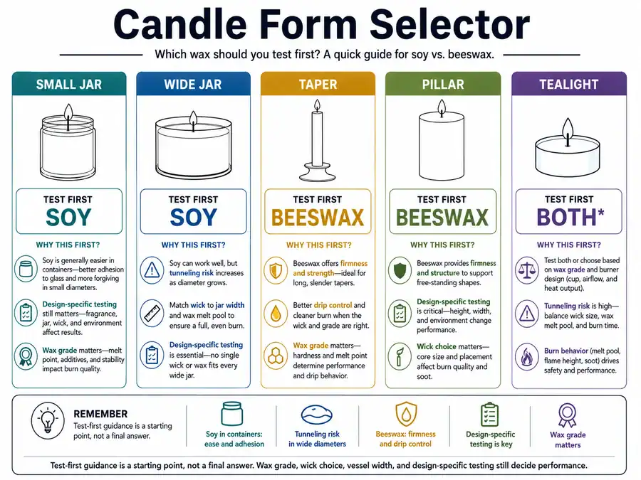 candle burn time test log and mass loss