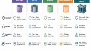 candle mold materials and seller fit comparison