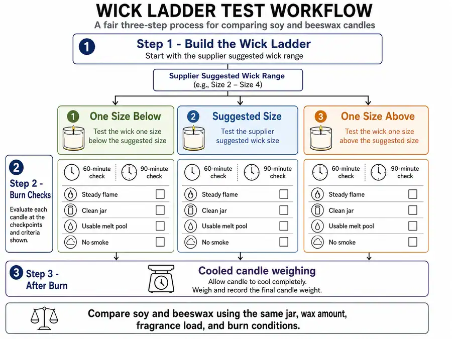 candle soot signs and wick airflow fixes