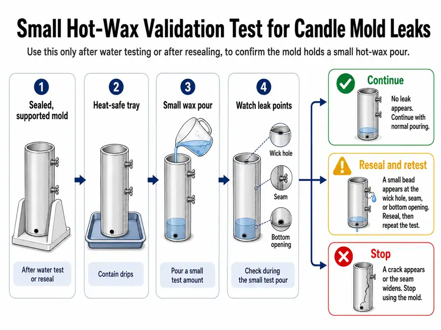 hot wax test and stop signals