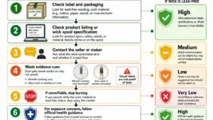 lead wick screening and verification signals