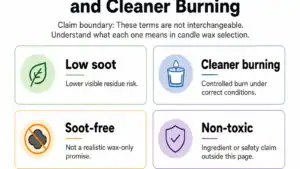 low soot and cleaner burning claim boundary