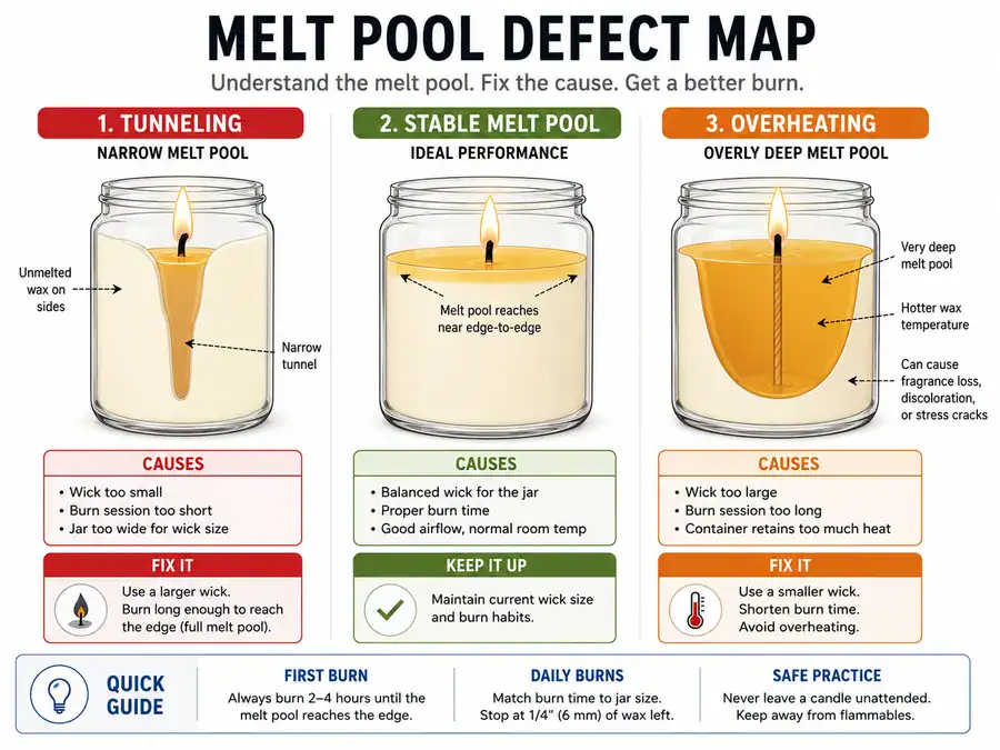 tunneling and overheating melt pool map