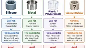 silicone metal and plastic mold care