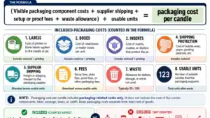packaging cost formula and usable units