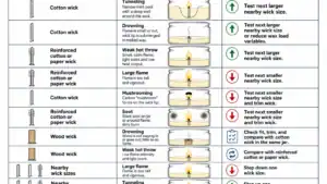 rapeseed wax wicks and burn symptoms