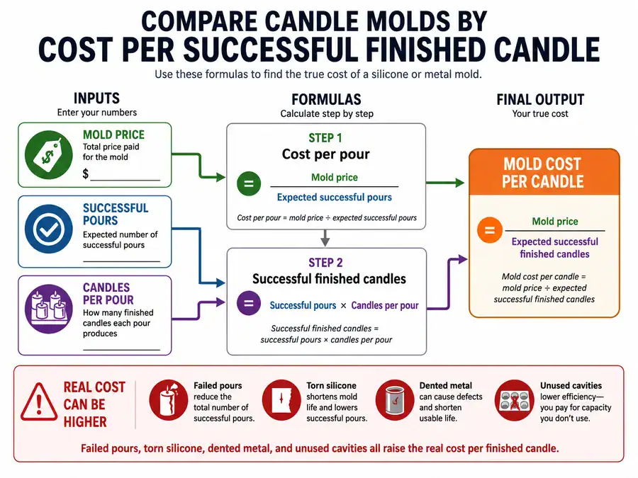 Silicone mold cost drivers and release risks