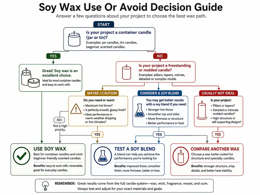 soy wax performance and candle variables
