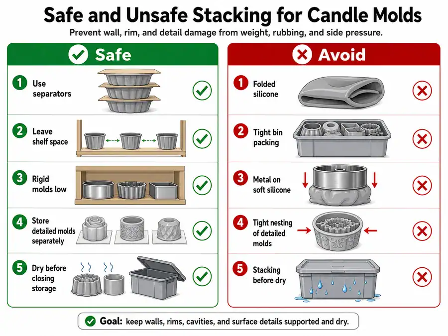 stacking nesting and pressure risks