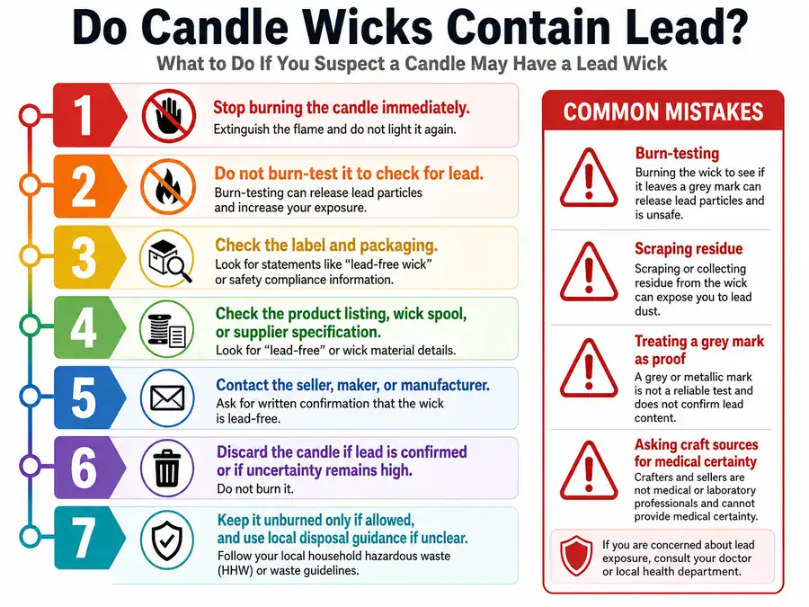 suspected lead wick action and mistake ladder