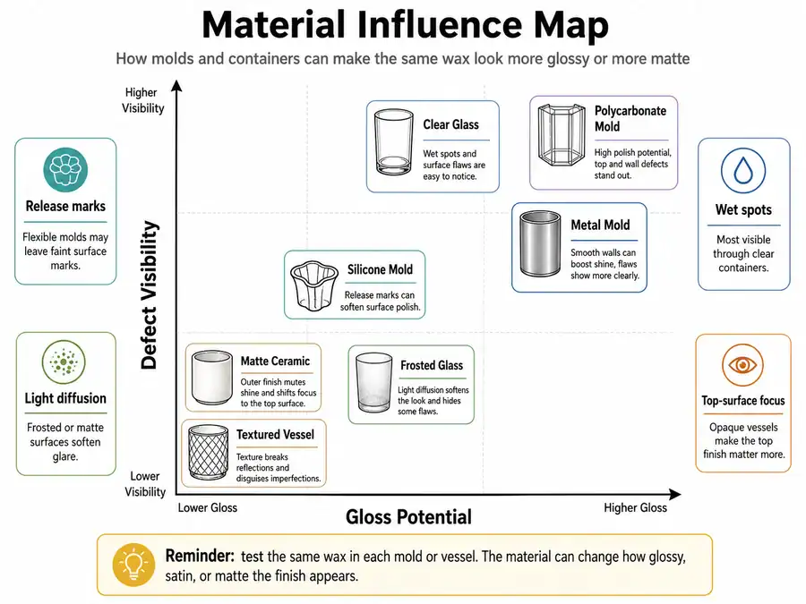 containers and candle finish map