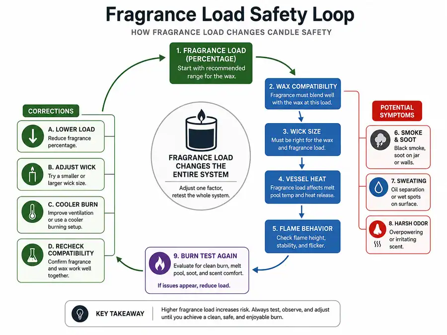 Wax blend labels and supplier safety checks