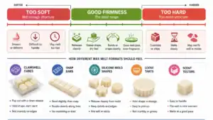 wax melt wax selector and performance tradeoffs