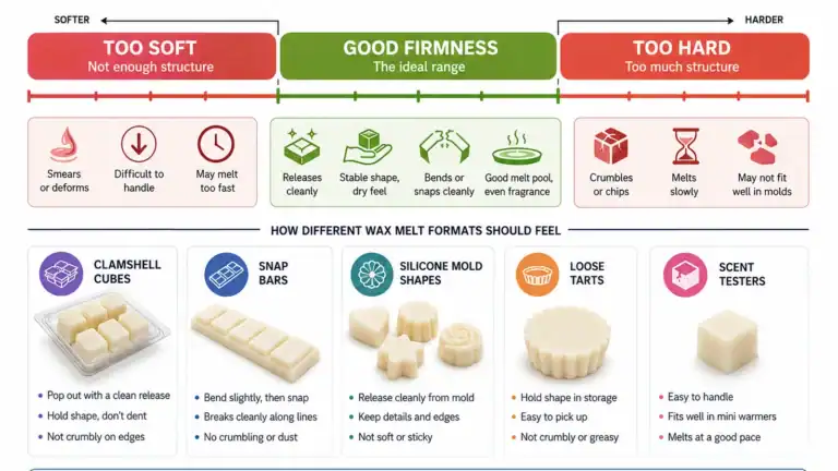 wax melt wax selector and performance tradeoffs