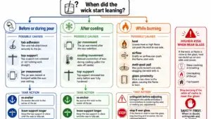 wick timing and cause diagnosis