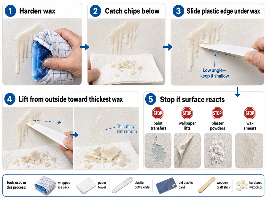 bulk wax lift and plastic tool sequence
