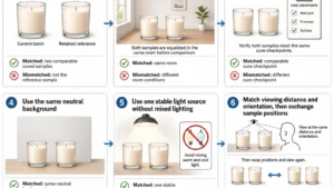 candle batches and matched comparison conditions