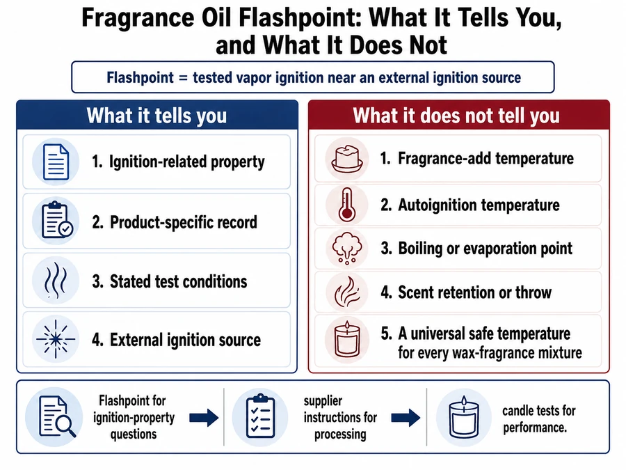 Fragrance oil flashpoint meaning and limits