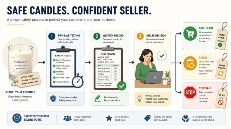 Candle business safety testing decision flow