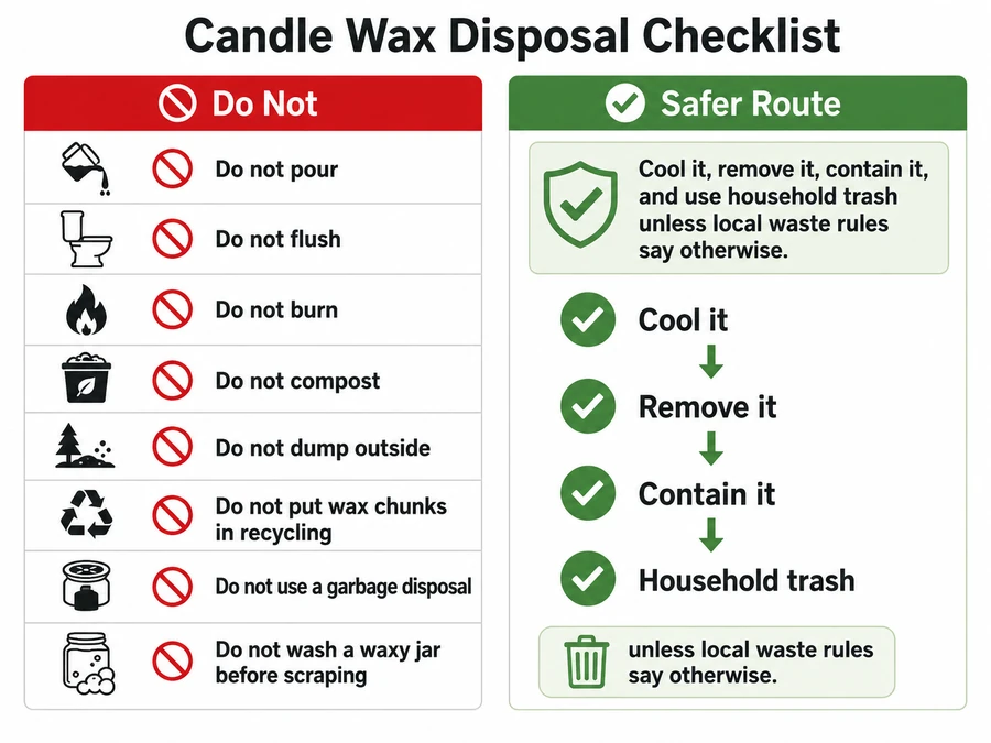 candle wax don’ts and safer route