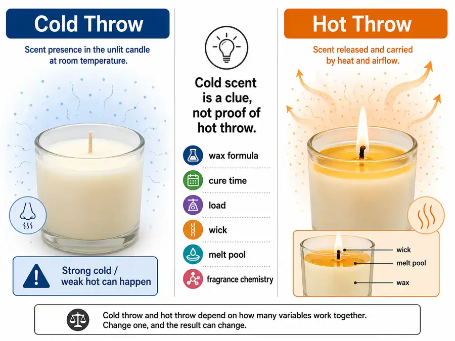 cold throw and hot throw comparison