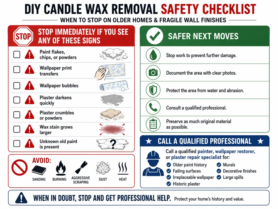 fragile finish stop rules and professional repair triggers