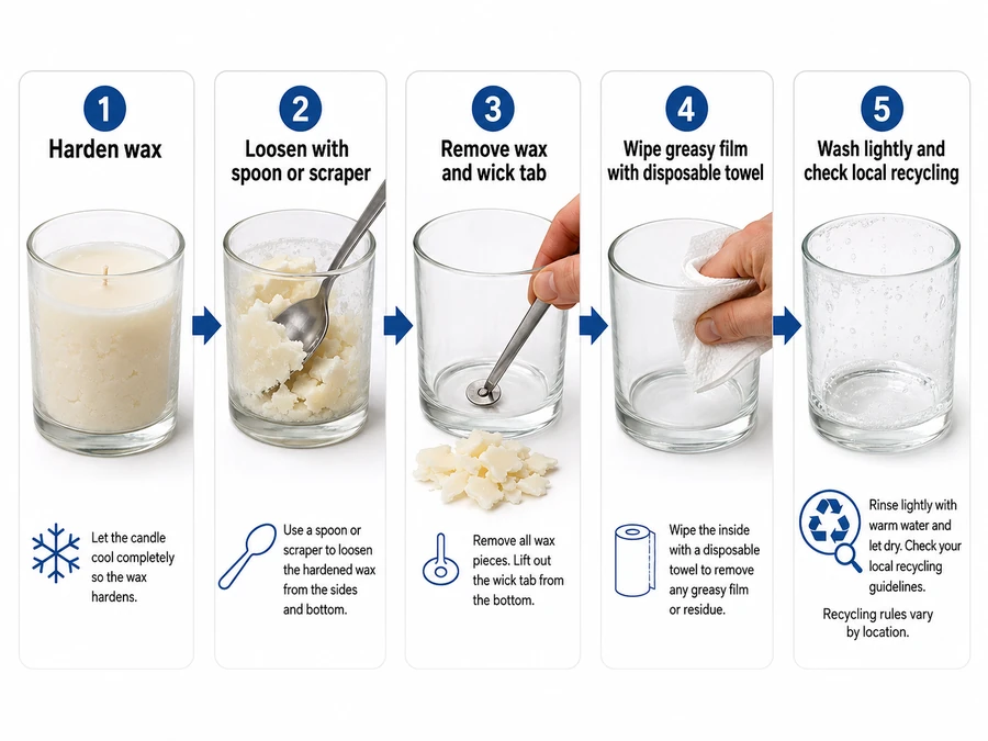 jar wax removal and recycling check