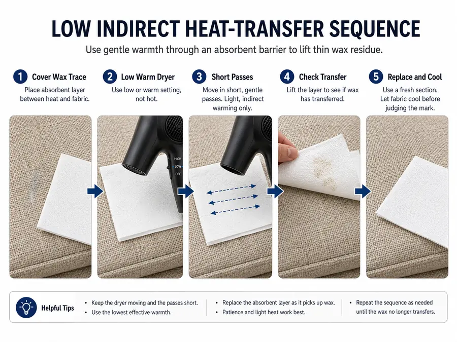 low heat transfer and absorbent layer