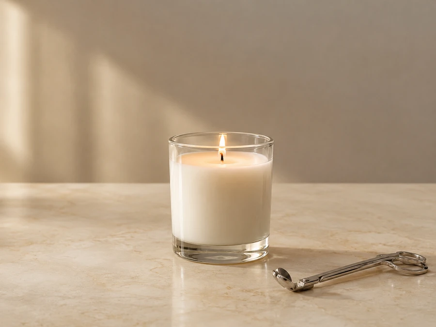 new candle setup and wick care checklist