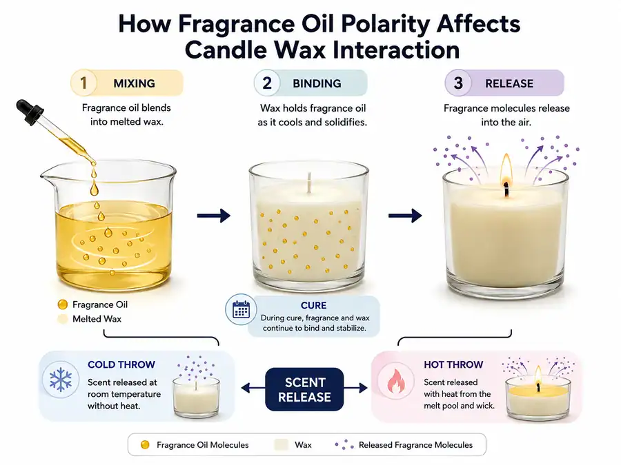oil wax compatibility and scent release