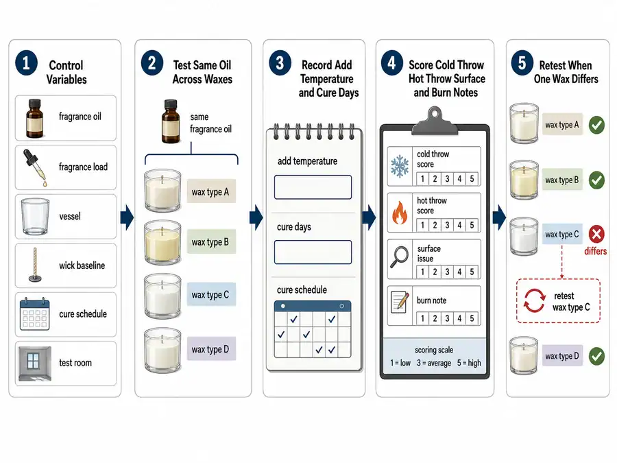 wax comparison test and scoring method
