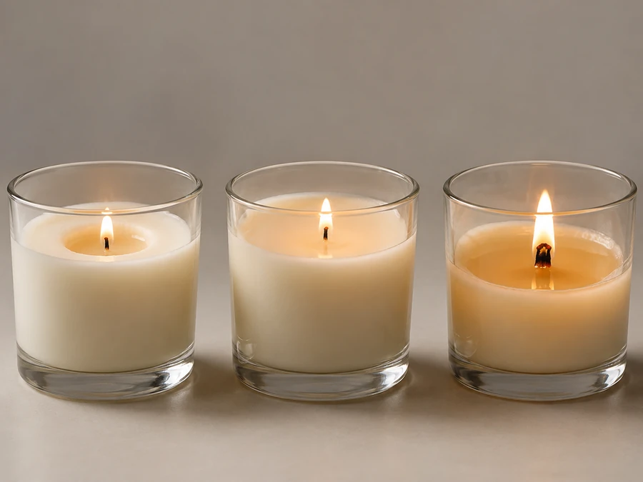 wick size and candle melt pool width